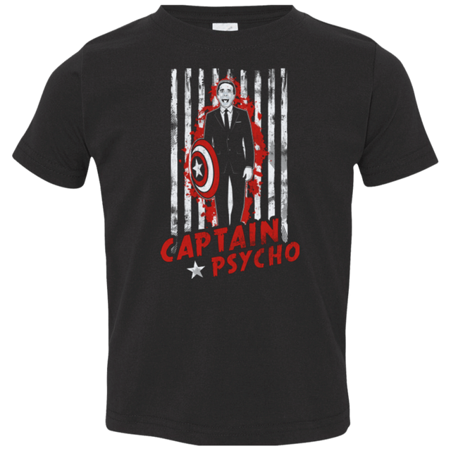 T-Shirts Black / 2T Captain Psycho Toddler Premium T-Shirt