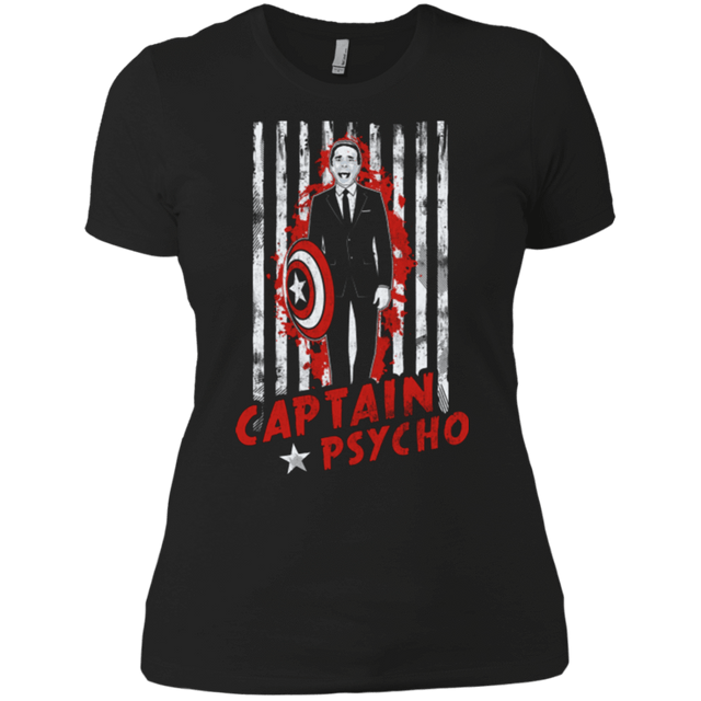 T-Shirts Black / X-Small Captain Psycho Women's Premium T-Shirt