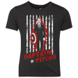 T-Shirts Vintage Black / YXS Captain Psycho Youth Triblend T-Shirt