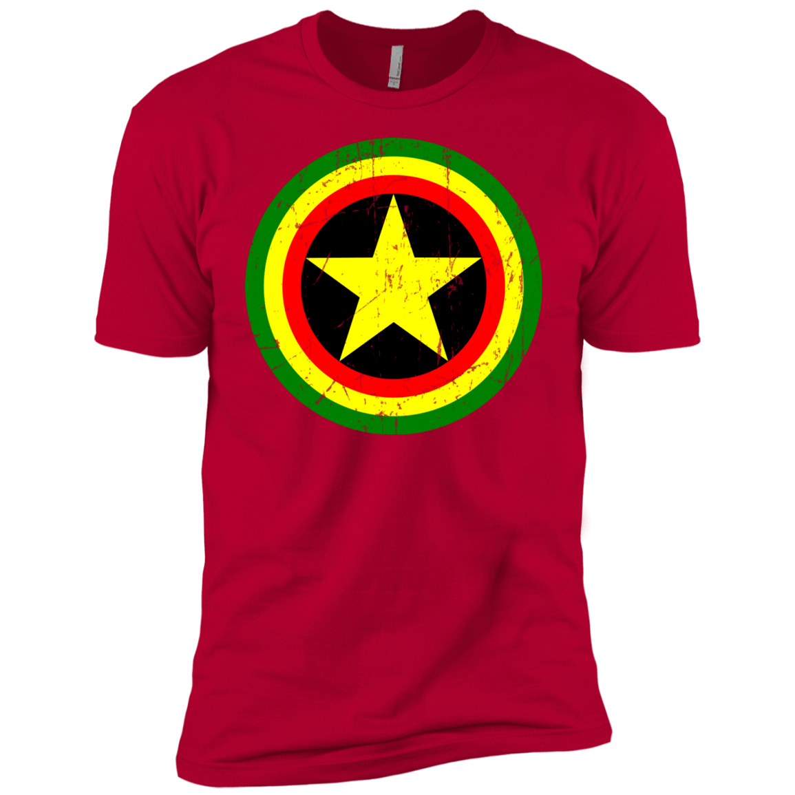 T-Shirts Red / YXS Captain Rasta Boys Premium T-Shirt