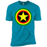 T-Shirts Turquoise / YXS Captain Rasta Boys Premium T-Shirt
