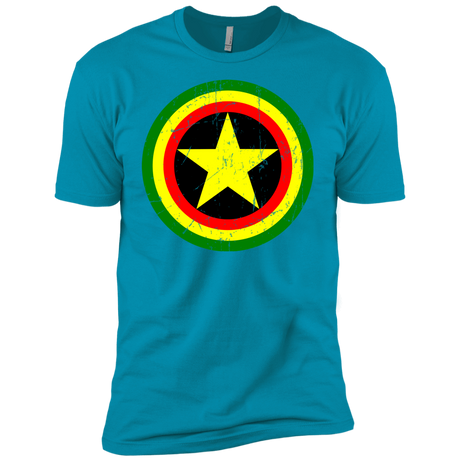 T-Shirts Turquoise / YXS Captain Rasta Boys Premium T-Shirt