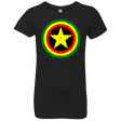 T-Shirts Black / YXS Captain Rasta Girls Premium T-Shirt