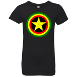 T-Shirts Black / YXS Captain Rasta Girls Premium T-Shirt