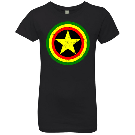 T-Shirts Black / YXS Captain Rasta Girls Premium T-Shirt