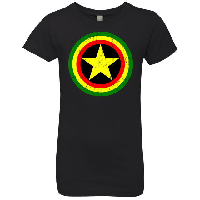 T-Shirts Black / YXS Captain Rasta Girls Premium T-Shirt