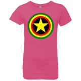 T-Shirts Hot Pink / YXS Captain Rasta Girls Premium T-Shirt