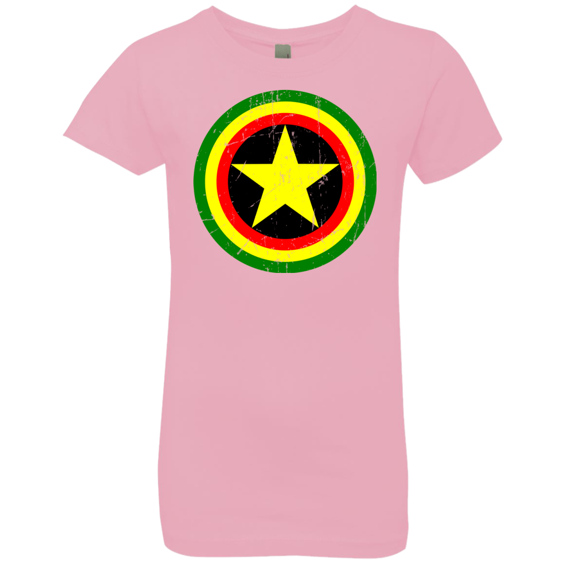 T-Shirts Light Pink / YXS Captain Rasta Girls Premium T-Shirt