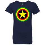 T-Shirts Midnight Navy / YXS Captain Rasta Girls Premium T-Shirt