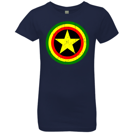 T-Shirts Midnight Navy / YXS Captain Rasta Girls Premium T-Shirt