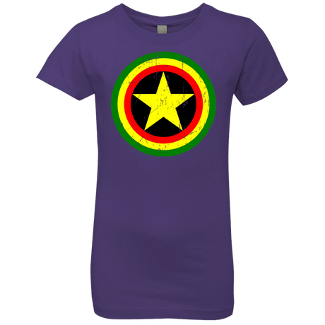 T-Shirts Purple Rush / YXS Captain Rasta Girls Premium T-Shirt