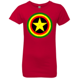 T-Shirts Red / YXS Captain Rasta Girls Premium T-Shirt