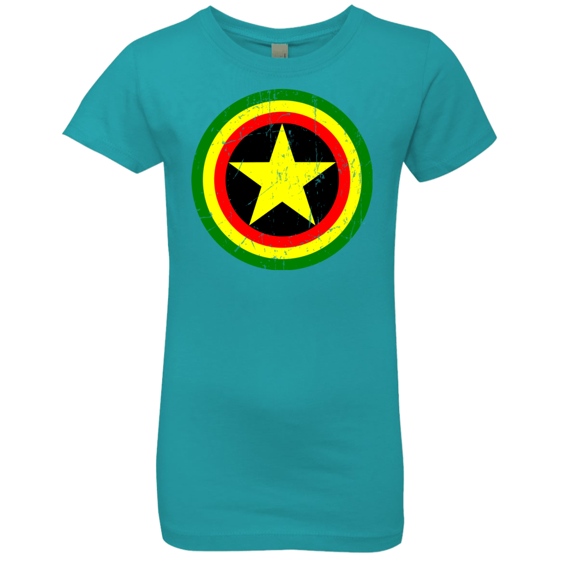 T-Shirts Tahiti Blue / YXS Captain Rasta Girls Premium T-Shirt