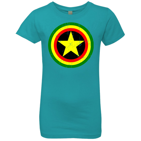 T-Shirts Tahiti Blue / YXS Captain Rasta Girls Premium T-Shirt
