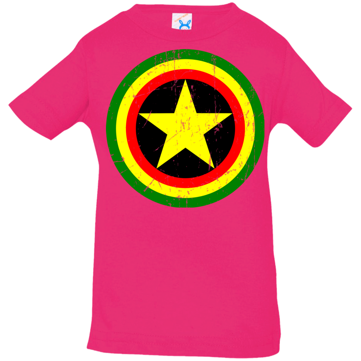 T-Shirts Hot Pink / 6 Months Captain Rasta Infant PremiumT-Shirt