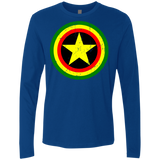 T-Shirts Royal / Small Captain Rasta Men's Premium Long Sleeve