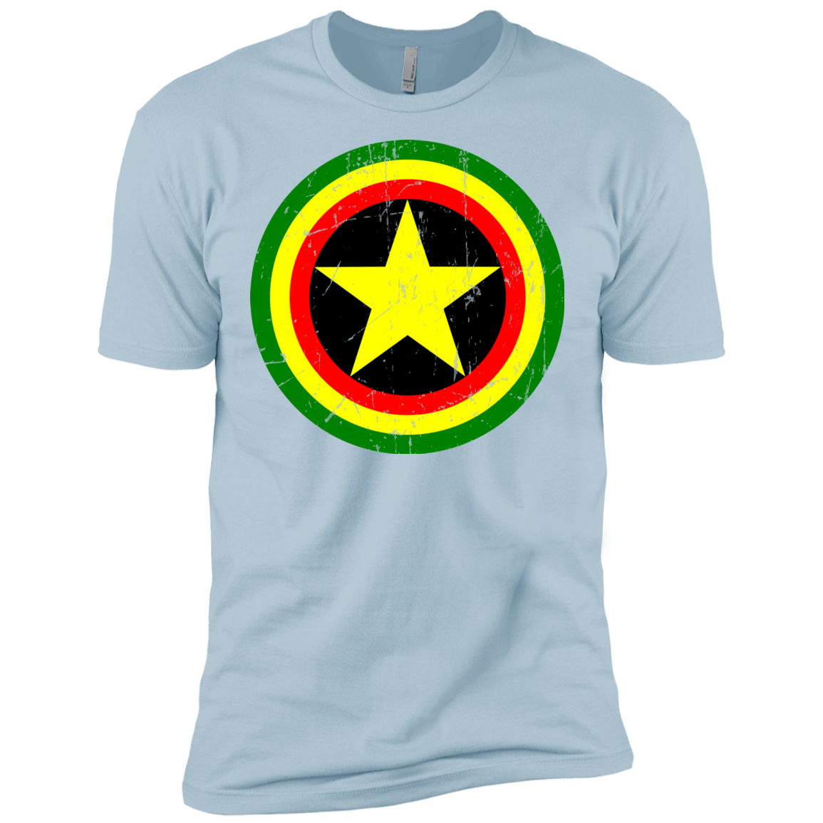 T-Shirts Light Blue / X-Small Captain Rasta Men's Premium T-Shirt