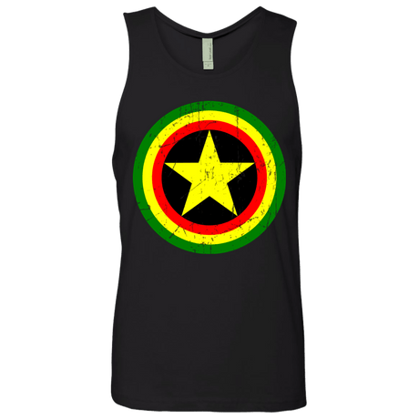 T-Shirts Black / Small Captain Rasta Men's Premium Tank Top