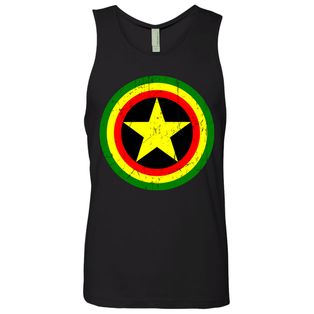 T-Shirts Black / Small Captain Rasta Men's Premium Tank Top