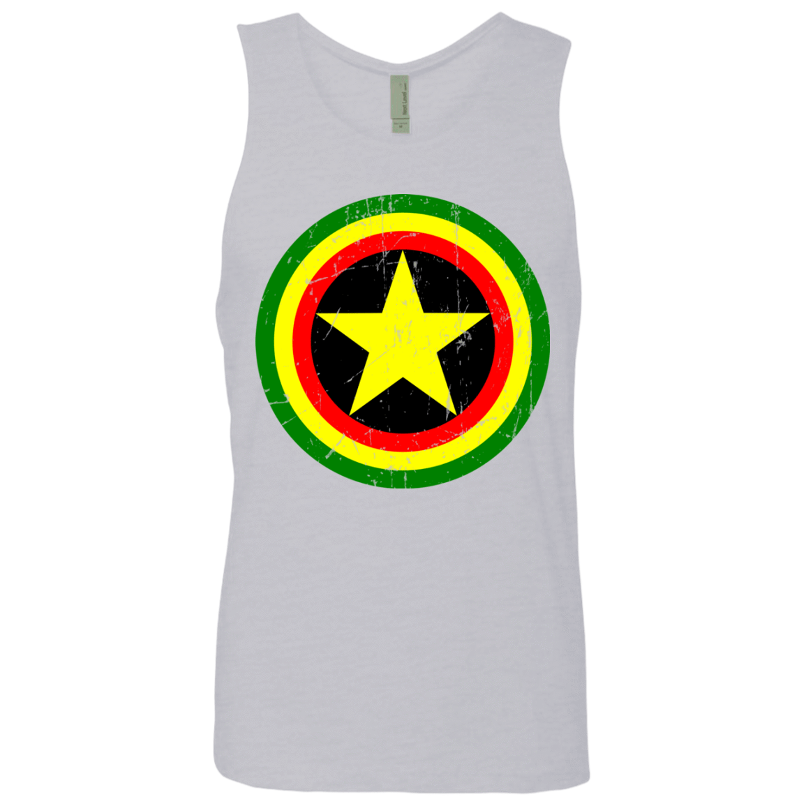 T-Shirts Heather Grey / Small Captain Rasta Men's Premium Tank Top