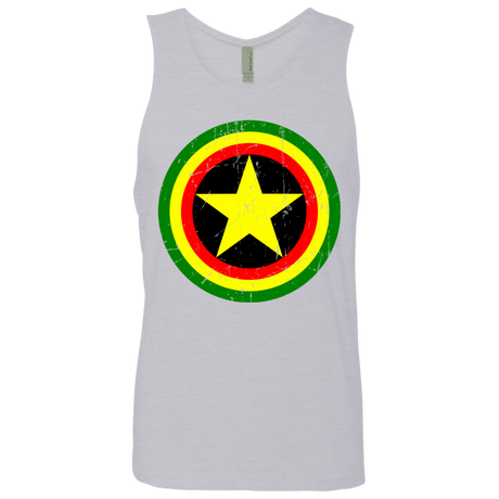 T-Shirts Heather Grey / Small Captain Rasta Men's Premium Tank Top