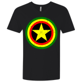 T-Shirts Black / X-Small Captain Rasta Men's Premium V-Neck