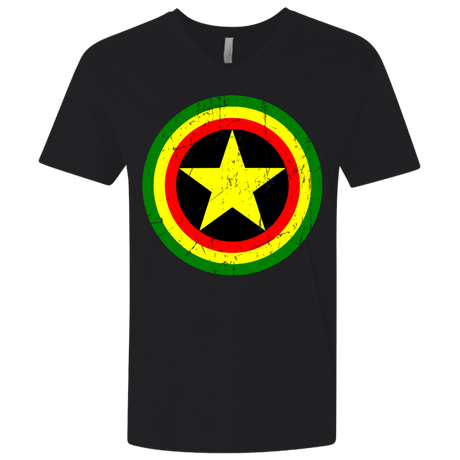 T-Shirts Black / X-Small Captain Rasta Men's Premium V-Neck
