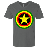 T-Shirts Heavy Metal / X-Small Captain Rasta Men's Premium V-Neck