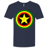 T-Shirts Midnight Navy / X-Small Captain Rasta Men's Premium V-Neck