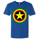 T-Shirts Royal / X-Small Captain Rasta Men's Premium V-Neck