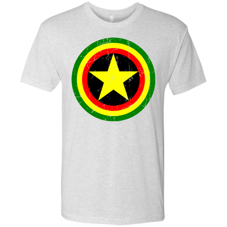 T-Shirts Heather White / Small Captain Rasta Men's Triblend T-Shirt