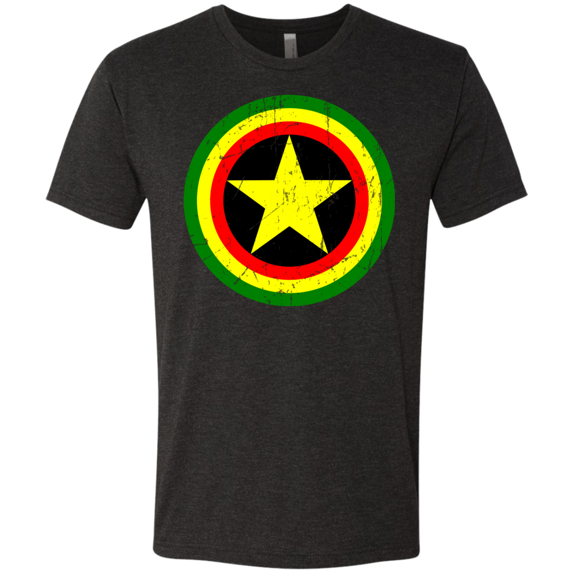 T-Shirts Vintage Black / Small Captain Rasta Men's Triblend T-Shirt