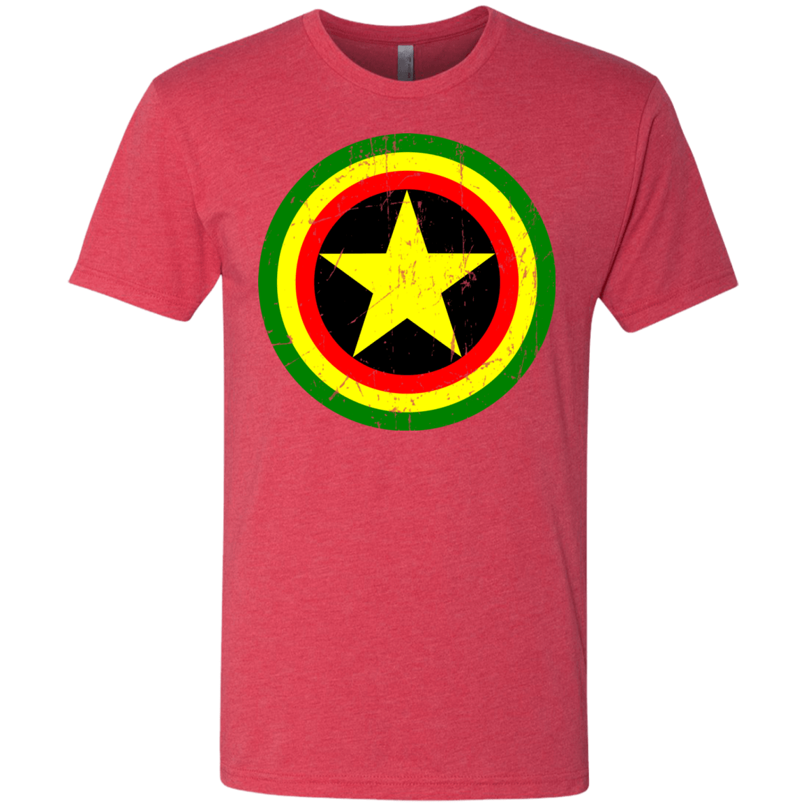 T-Shirts Vintage Red / Small Captain Rasta Men's Triblend T-Shirt