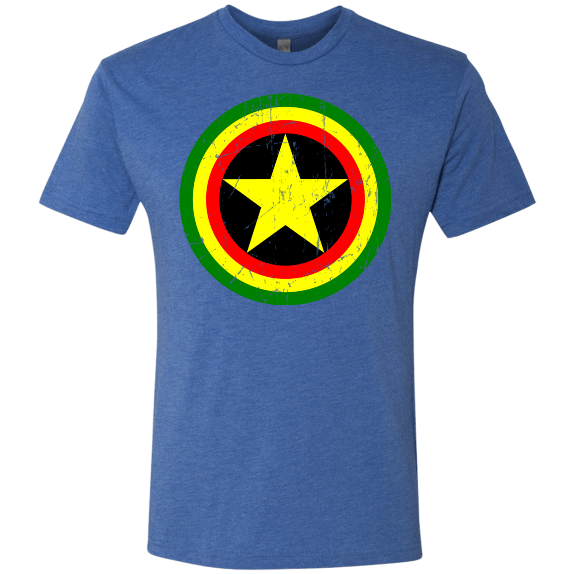 T-Shirts Vintage Royal / Small Captain Rasta Men's Triblend T-Shirt