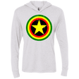T-Shirts Heather White / X-Small Captain Rasta Triblend Long Sleeve Hoodie Tee