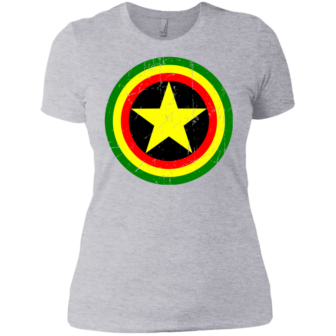T-Shirts Heather Grey / X-Small Captain Rasta Women's Premium T-Shirt