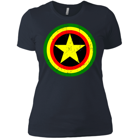 T-Shirts Indigo / X-Small Captain Rasta Women's Premium T-Shirt