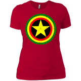 T-Shirts Red / X-Small Captain Rasta Women's Premium T-Shirt