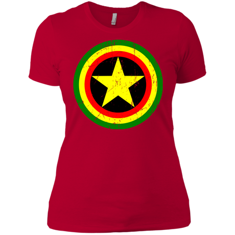 T-Shirts Red / X-Small Captain Rasta Women's Premium T-Shirt