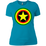 T-Shirts Turquoise / X-Small Captain Rasta Women's Premium T-Shirt
