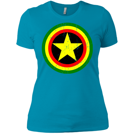 T-Shirts Turquoise / X-Small Captain Rasta Women's Premium T-Shirt