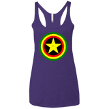 T-Shirts Purple / X-Small Captain Rasta Women's Triblend Racerback Tank