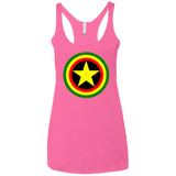 T-Shirts Vintage Pink / X-Small Captain Rasta Women's Triblend Racerback Tank