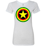 T-Shirts Heather White / Small Captain Rasta Women's Triblend T-Shirt