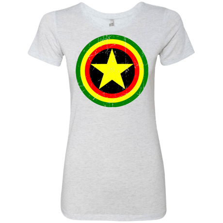 T-Shirts Heather White / Small Captain Rasta Women's Triblend T-Shirt