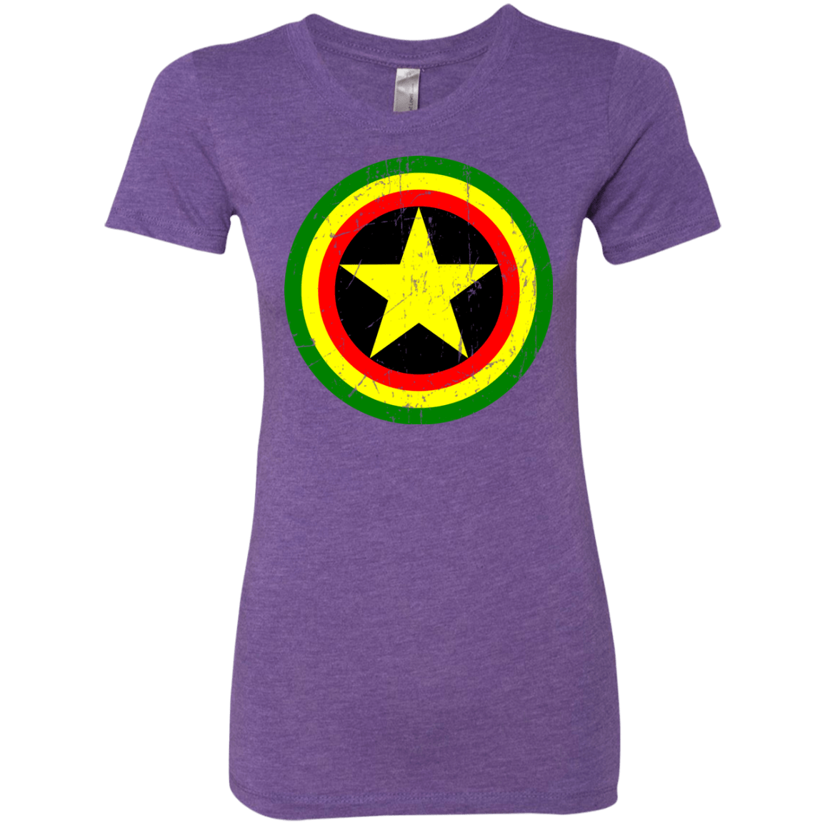 T-Shirts Purple Rush / Small Captain Rasta Women's Triblend T-Shirt