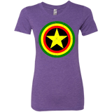 T-Shirts Purple Rush / Small Captain Rasta Women's Triblend T-Shirt