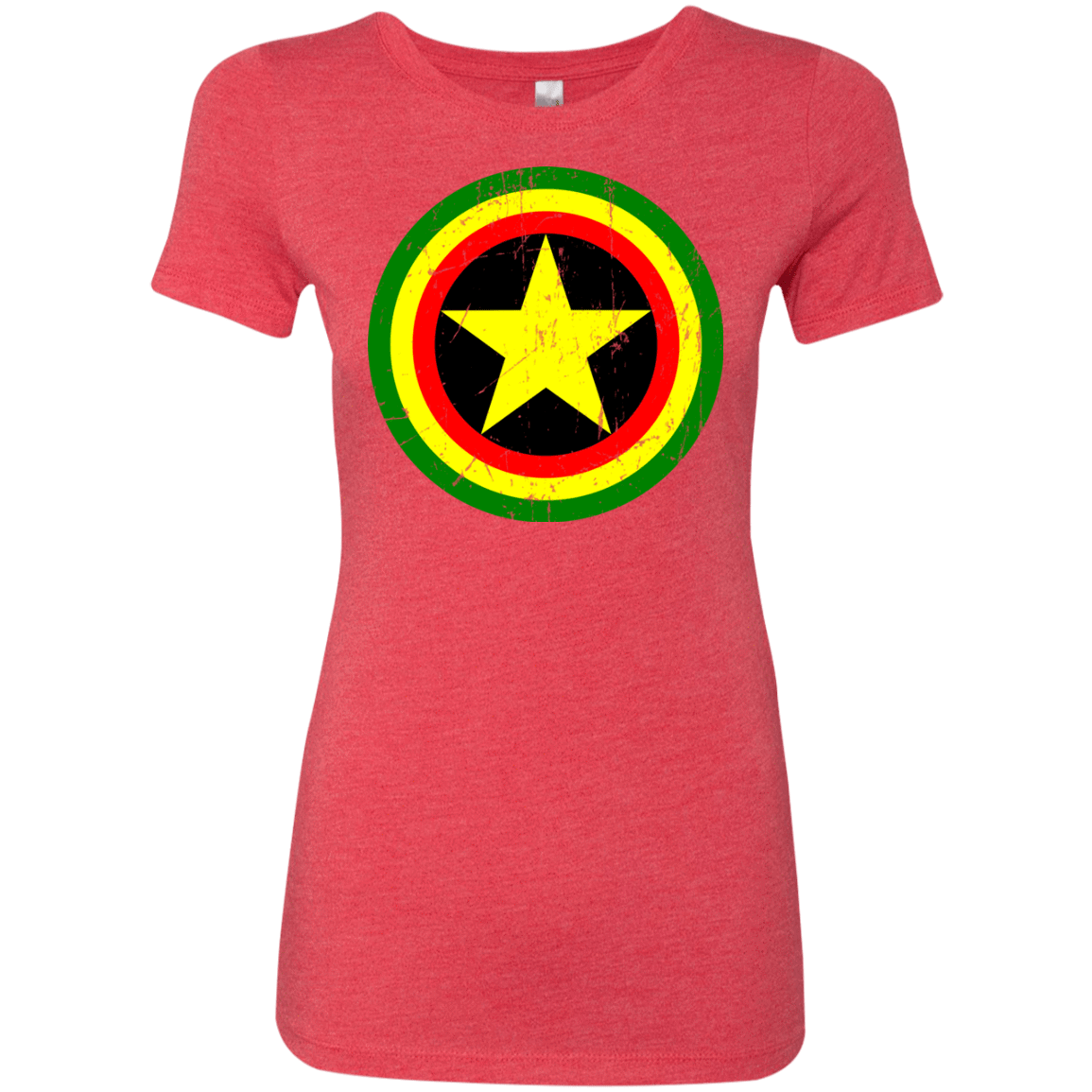 T-Shirts Vintage Red / Small Captain Rasta Women's Triblend T-Shirt