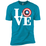 T-Shirts Turquoise / YXS Captain's Love Boys Premium T-Shirt