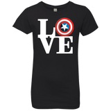 T-Shirts Black / YXS Captain's Love Girls Premium T-Shirt